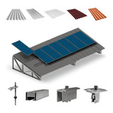Kit Estrutura Suporte 7 Placas Solar Viga Metálica 9,20m