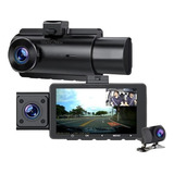 Camera Veicular Automotiva 3 Cameras Wifi Gps Black Box Gp8 