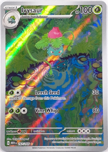 Ivysaur 167/165 151 Pokémon Tcg 