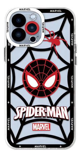Funda Para iPhone 15, 12, 14, 13, 11, Cute Marvel Spider Man