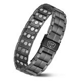 Kgp Pulsera Magnética De Fuerza 3x Para Hombres, Pulsera Cur