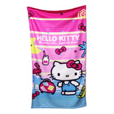 Toalla De Baño De Hello Kitty Microfibra Secado Rapido 