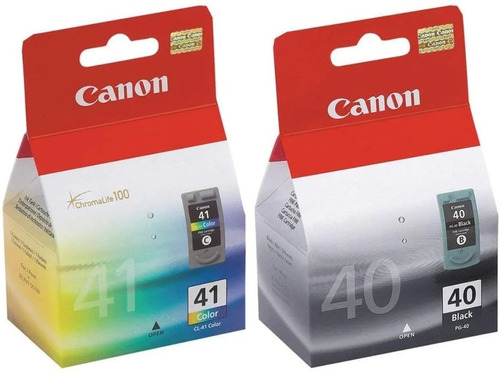 Pack Tintas Canon 40 Y 41 Originales Y Selladas Envío Gratis