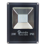 Reflector Led 20w = 200w Uso Rudo Para Exterior Rf20