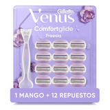 Maquina  Afeitar Mujer Gillette Venus 1 Mango + 12 Repuestos