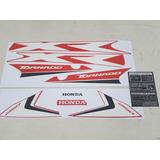 Kit De Calcos Honda Tornado 250 2018 Moto Roja Envios!!!