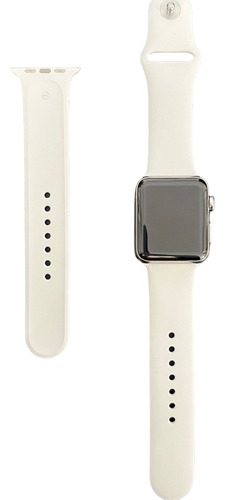 Apple Watch Series 3 Gps Celular 42mm Aço Escovado Safira