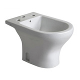 Bidet Ferrum Veneto Para Griferia 3 Llaves Loza Blanco Bta3j