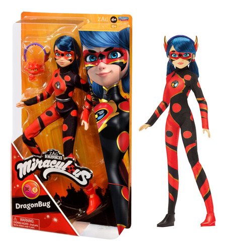 Miraculous Playmates Toys - Muñeca De Moda De Ladybug Drag.