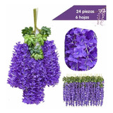 Lote 24pcs Wisteria Artificial Flores Decoración Boda Hogar