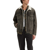 Chaqueta Hombre Relaxed Fit Sherpa Negro Levis A5784-0001