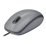 Mouse Logitech M110 Usb Silent Win Mac Pc Color Gris