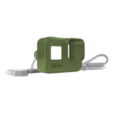 Protector Sleeve And Lanyard Green - Hero8black