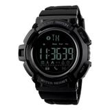 Reloj Tactico Militar Bluetooth Nt20 Sumergible Nictom Color De La Malla Negro