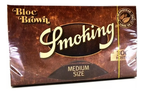 Smoking Papel De Armar 300 Block Brown 78mm Pack X5