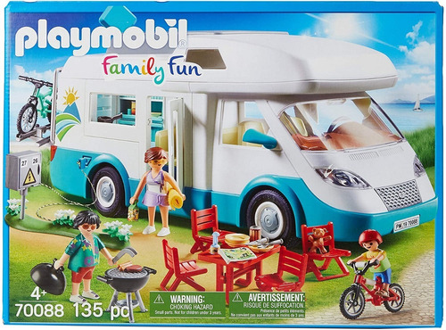 Playmobil Family Fun 70088 - Caravana De Verano Camper - Pr