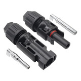 Conector Mc4 Painel Solar Energia Solar 2,5 A 6mm (100pçs)