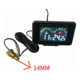 12v/24v Coche Lcd Medidor De Temperatura Del Agua Termómetro