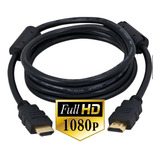 Cable Hdmi 1.4 Full Hd 1080p Doble Filtro 3 M Tv Ps4 Ps3