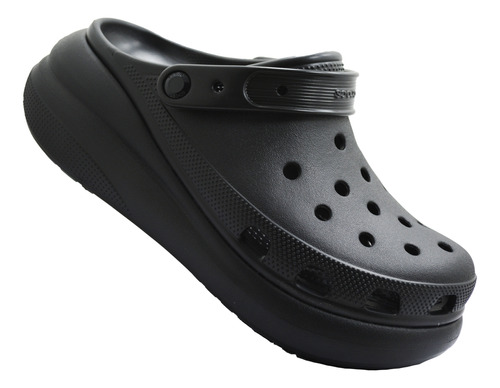 Sandalia Crocs Classic Crush Clog 207521-001 Black 