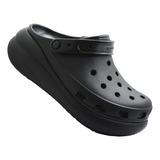 Sandalia Crocs Classic Crush Clog 207521-001 Black 