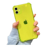 Funda Protector Airbag Neon Para iPhone Varios Modelos