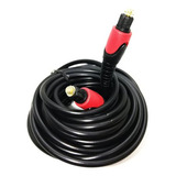 Cable Fibra Óptica Digital Toslink Plug 1 Metro De Longitud