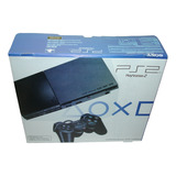 Playstation 2 Slim C/ 2 Controles, M.card. Leitor Novo 