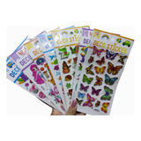 Pack 12 Laminas Stickers Infantiles Sorpresas Cumpleaños