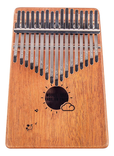 Kalimba - Piano De Dedo Pulgar De 17 Teclas - Mbira - Caoba 