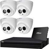 Kit Seguridad Dahua 8 Ch + 1tb + 4 Camaras Audio 2mp