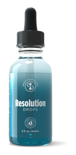 Gotas Resolution Drops, Supresor Del Apetito 100% Natural 