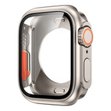 Estuche+cristal Para Apple Watch Serie 8 7 Se 6 5 4 To Ultra