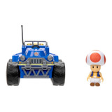 Super Mario Bros Movie Figura De Toad Con Vehiculo 6 Cm