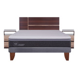 Cama Europea 2 Plazas Cic Ortopedic Advance + Set Enio