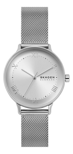 Reloj Minimalista Skagen Nillson Con Tres Manecillas