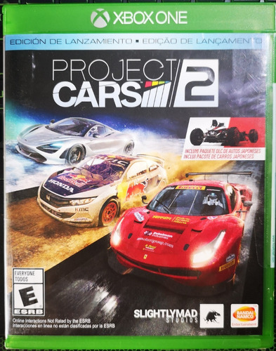 Project Cars 2, Edicion De Lanzamiento, Xbox One  Físico