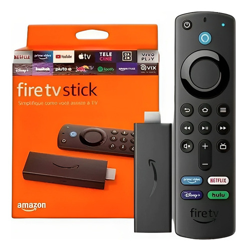 Amazon Fire Tv Stick 3 Geração Deixa Tv Smart Original Nfe