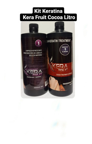 Kit Keratina Kera Fruit Cocoa L - g a $32