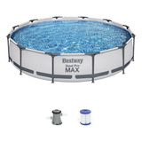 Piscina Bestway Steel Pro Max 12 Pies X 30 Pulgadas Con Bomb