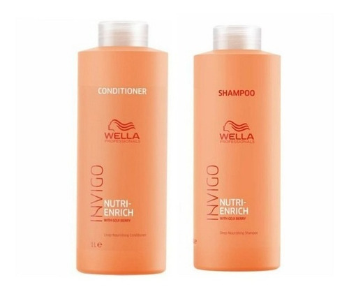 Combo Wella Invigo Nutri-enrich Shampoo + Acondicionador