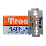 Hojas De Afeitar Doble Filo Treet Platinum - 100 Unid.