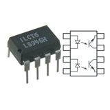 Ilct6 Optoacoplador Dual Led Transistor Ild74 Cny74-2 Mct6 