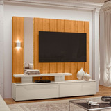 Estante Para Tv E Home Theater Zeus Cinamomo/off White Gh