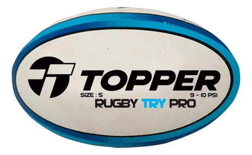 Pelota De Rugby Topper Try Pro Cosida 173128 Eezap