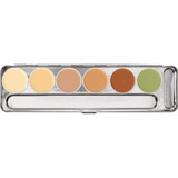 Paleta Dermacolor Camouflage Creme 6 Cores Kryolan  Bp1