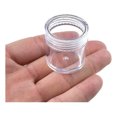 Hahiyo 8 Mini Contenedores Vacíos De Acrílico Para Pintura