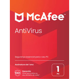 Mcafee Antivírus 1 Pc