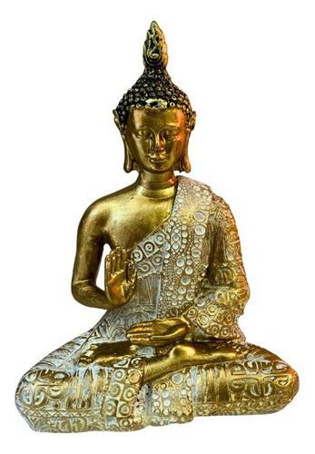 Buda Dorado Protección, 15 Cm