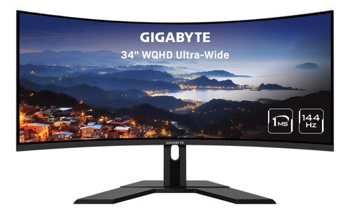 Gigabyte G34wqc A - Monitor De Juegos Curvo Ultra Ancho De .